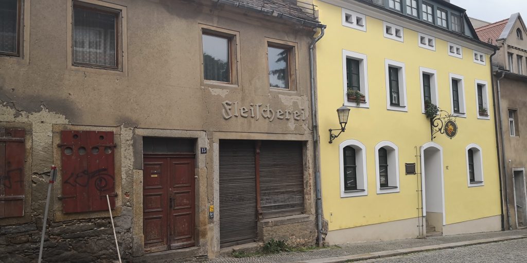 Bautzen Gerberstraße - wird jetzt erst nach und nach saniert